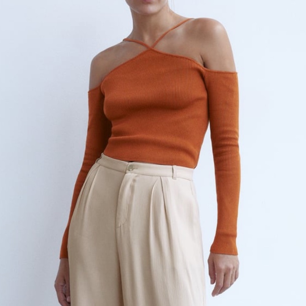 Orange Zara Top